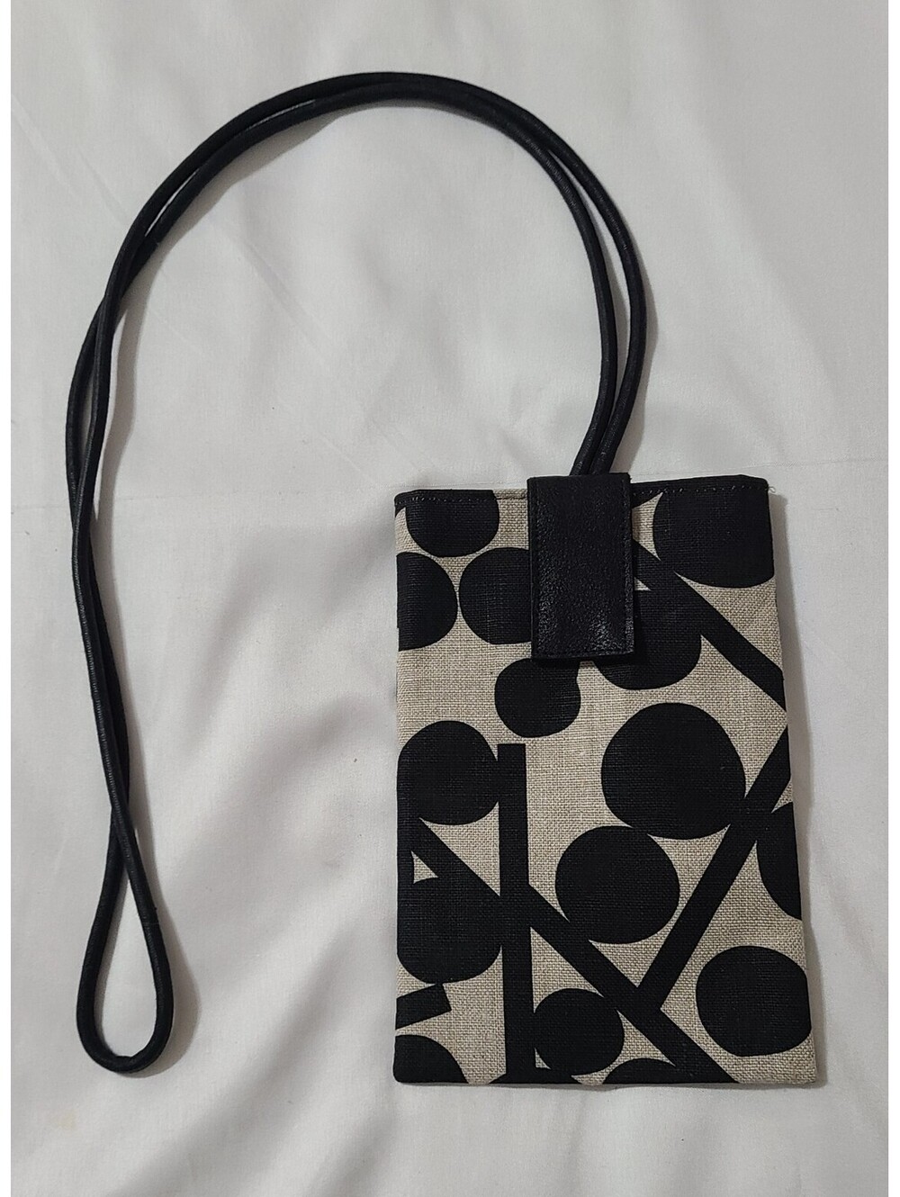 Ban Inoue Shin Bio Pochette Womens Sz Medium Hemp Linen Kibi Crossbody Bag Japan
